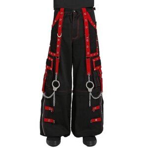 Women's Gothic Handmade Bondage Cyber Chain Techno Rock Punk Shorts Trouser Pant